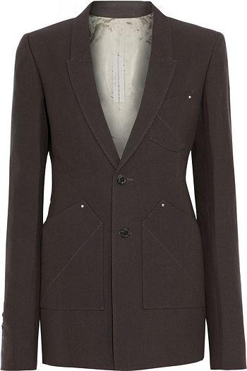 RICK OWENS Woven blazer