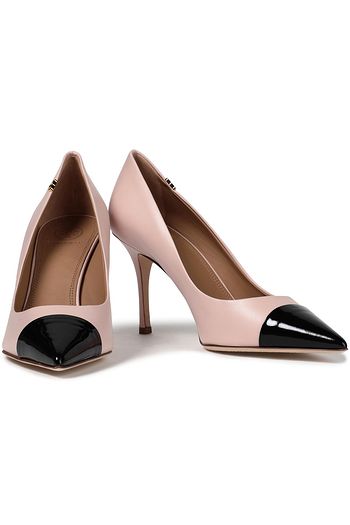 TORY BURCH Penelope smooth and patent-leather pumps