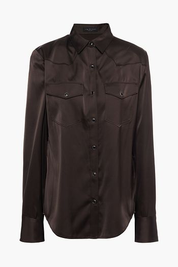 RAG & BONE Hemd aus Stretch-Satin