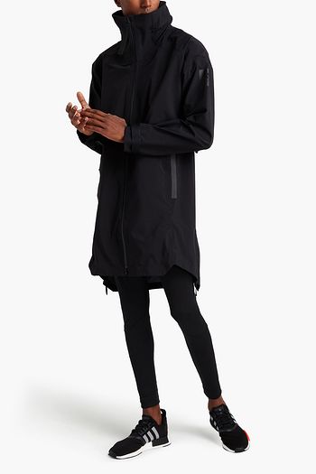 ADIDAS Myshelter zip-detailed printed hooded shell parka