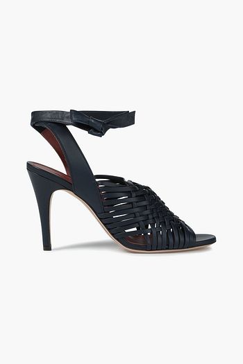LORO PIANA Braided leather sandals