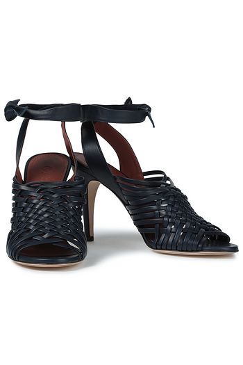 LORO PIANA Braided leather sandals