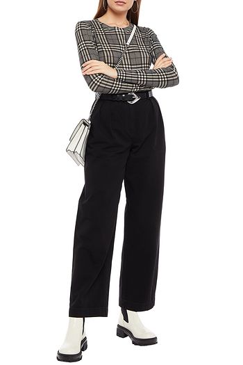 ACNE STUDIOS Hose mit weitem Bein aus Baumwoll-Twill