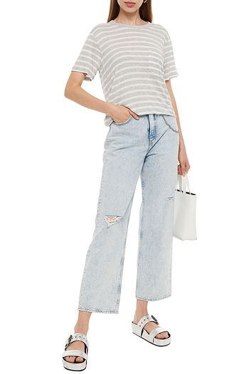 ALEXANDERWANG.T Striped jersey T-shirt