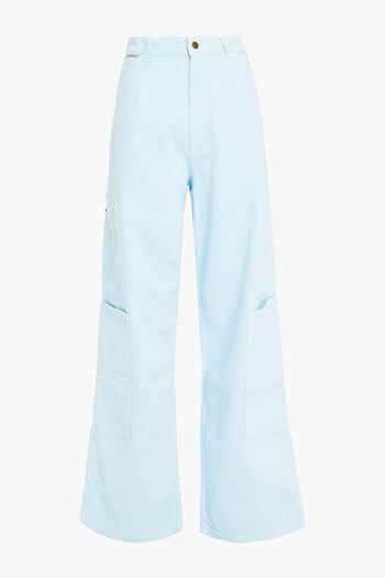 THE MARC JACOBS Cotton-blend canvas wide-leg pants