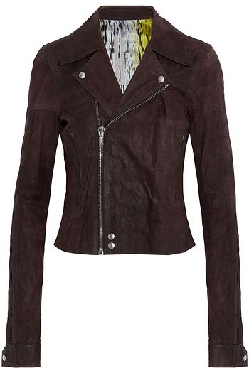 RICK OWENS Dracubiker distressed nubuck biker jacket