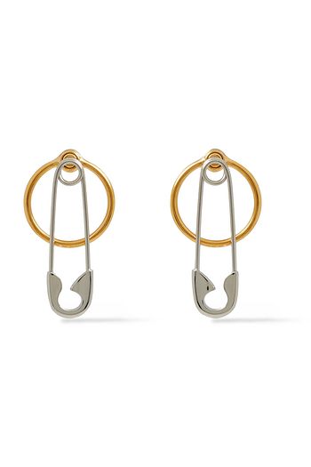 ALEXANDER WANG Gold and silver-tone earrings