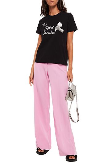 THE MARC JACOBS Printed organic cotton-jersey T-shirt