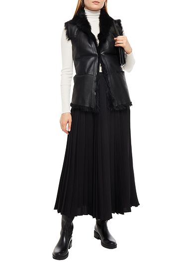 DOM GOOR Reversible shearling vest
