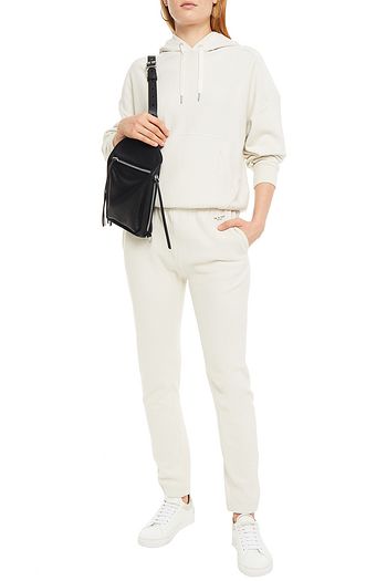 RAG & BONE Printed French cotton-terry track pants