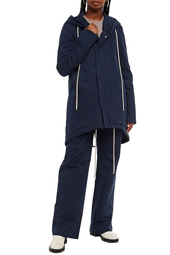 DRKSHDW BY RICK OWENS Naska cotton-twill hooded coat