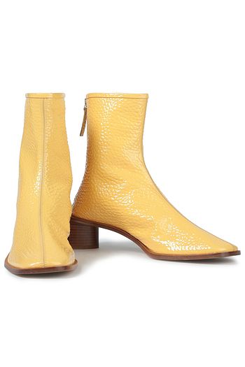 ACNE STUDIOS Ankle Boots aus strukturiertem Lackleder