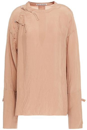 ACNE STUDIOS Bluse aus Crêpe mit Zierknöpfen