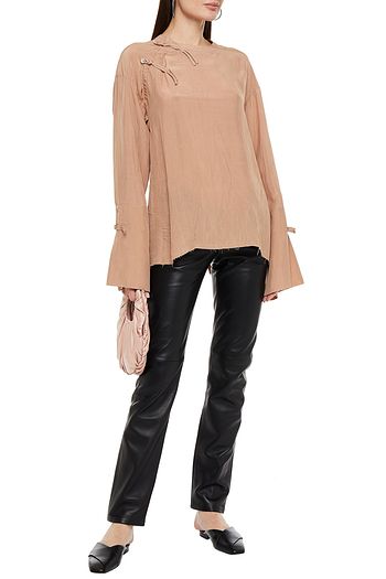 ACNE STUDIOS Bluse aus Crêpe mit Zierknöpfen