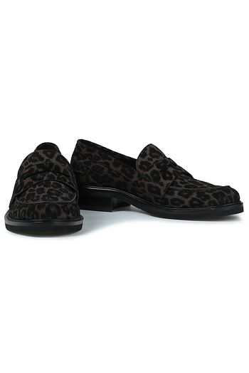 RAG & BONE Slayton Loafers aus Veloursleder mit Leopardenprint