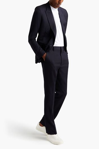 THE ROW Mick slim-fit wool-canvas pants