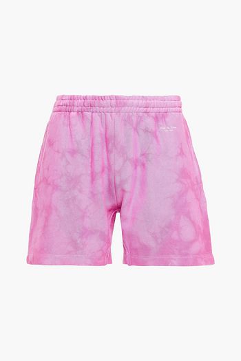 RAG & BONE City Shorts aus Baumwollfrottee mit Batikmuster