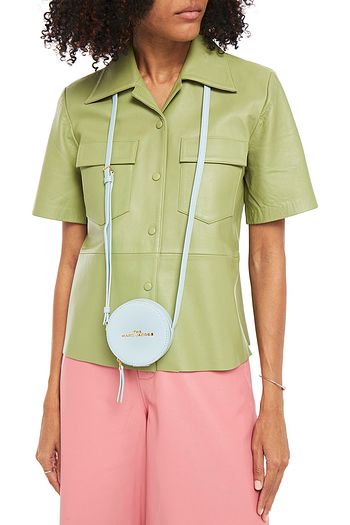 THE MARC JACOBS Hot Spot lizard-effect leather shoulder bag