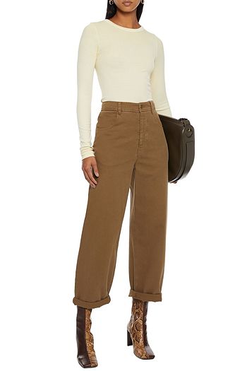 ENZA COSTA Ribbed jersey top