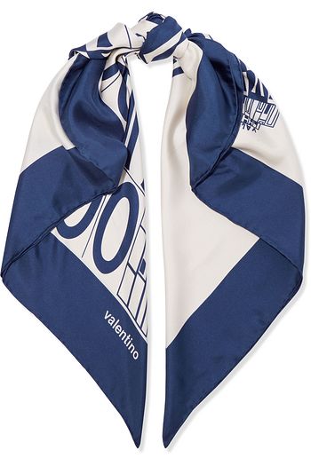 VALENTINO GARAVANI Printed silk-twill scarf