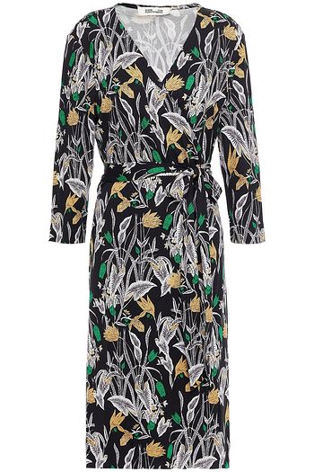 DIANE VON FURSTENBERG Floral-print silk-jersey wrap dress