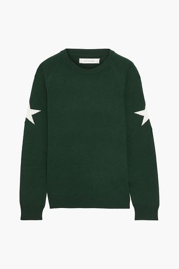 CHINTI & PARKER Intarsia wool and cashmere-blend sweater
