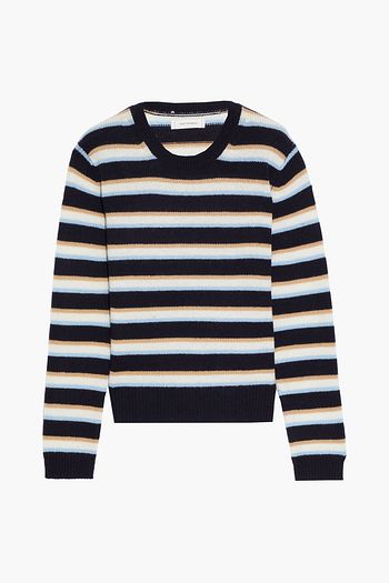 CHINTI & PARKER Striped wool and cashmere-blend sweater