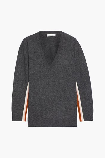 CHINTI & PARKER Striped wool and cashmere-blend sweater