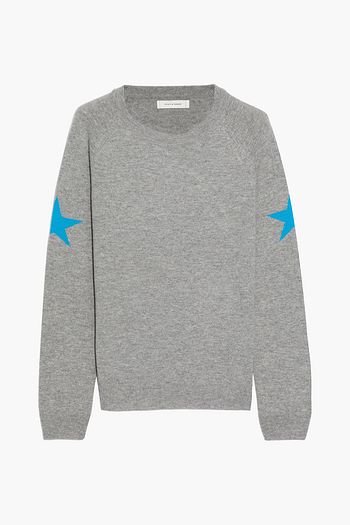 CHINTI & PARKER Intarsia wool and cashmere-blend sweater