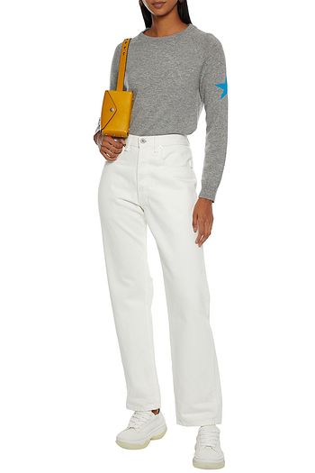 CHINTI & PARKER Intarsia wool and cashmere-blend sweater