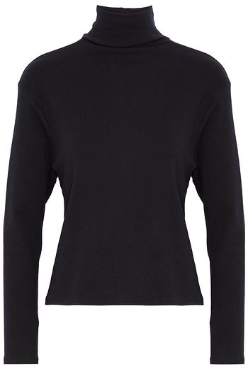 ENZA COSTA Cotton-jersey turtleneck top