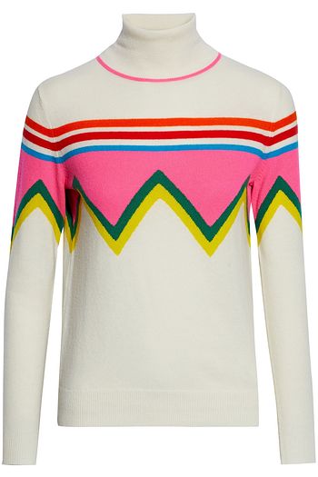 CHINTI & PARKER Intarsia wool and cashmere-blend turtleneck sweater