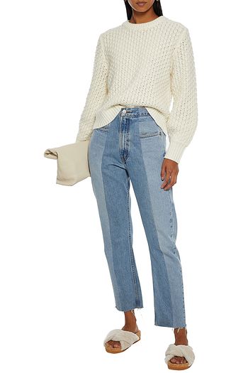 CHINTI & PARKER Open-knit wool and cashmere-blend sweater