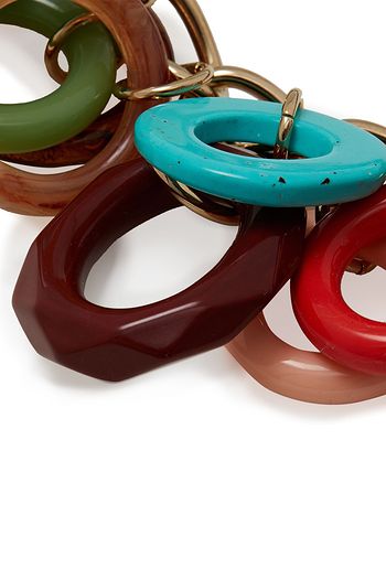 M MISSONI Gold-tone and PVC necklace