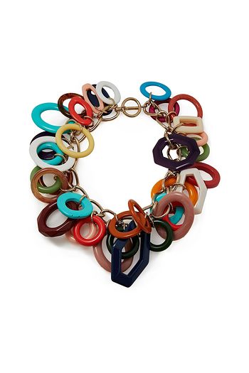 M MISSONI Gold-tone and PVC necklace