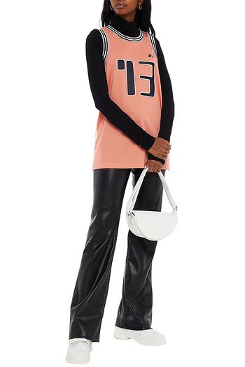 ACNE STUDIOS Tanktop aus Mesh mit Applikationen