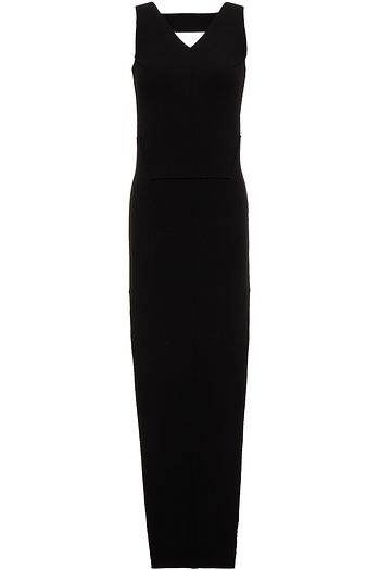 RICK OWENS Cutout ponte maxi dress