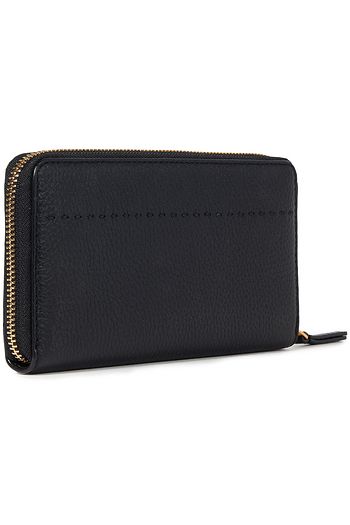 TORY BURCH McGraw pebbled-leather wallet