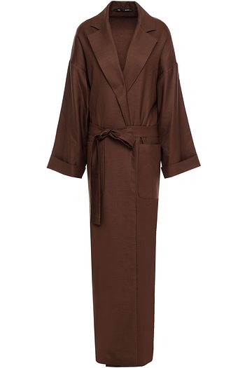 BOUGUESSA Belted twill coat