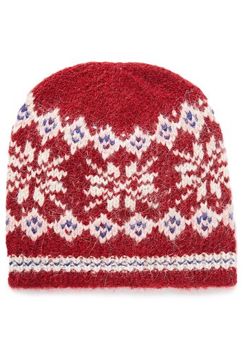 RAG & BONE Brushed intarsia-knit beanie