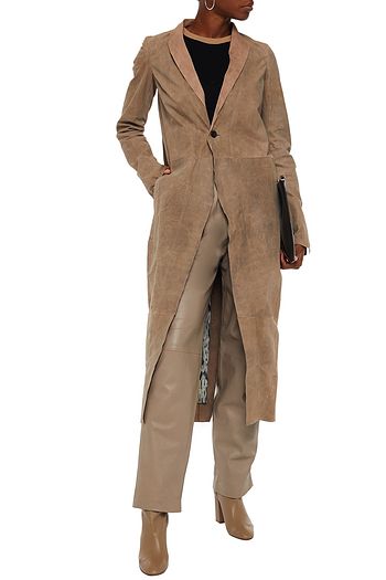 RICK OWENS Nubuck coat