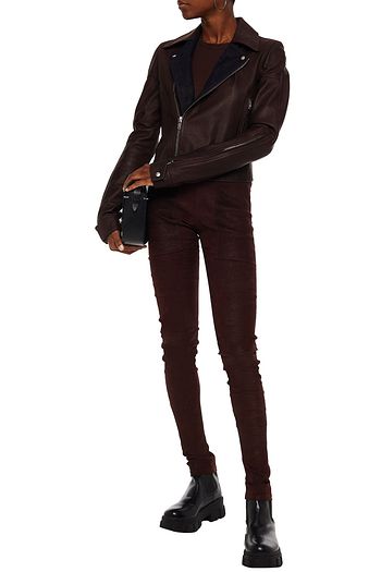 RICK OWENS Leather biker jacket