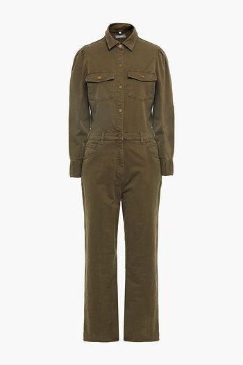 DL1961 Freja stretch-cotton twill jumpsuit