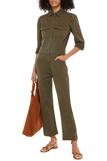 DL1961 Freja stretch-cotton twill jumpsuit