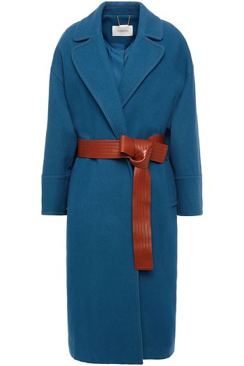 ZIMMERMANN Ladybeetle belted wool-blend felt coat