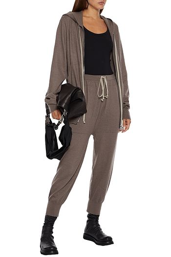 RICK OWENS Cashmere track pants