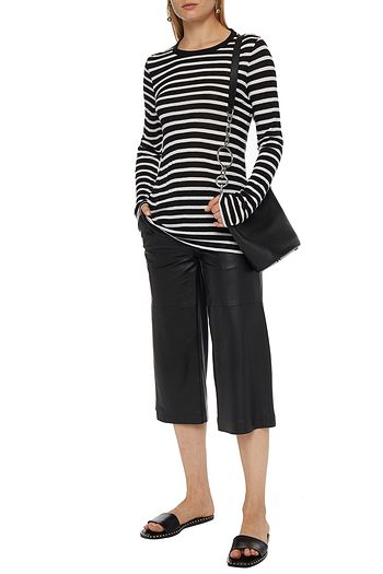 ALEXANDERWANG.T Slub striped jersey top