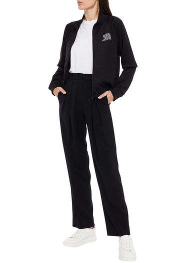 ALEXANDERWANG.T Printed French terry track jacket