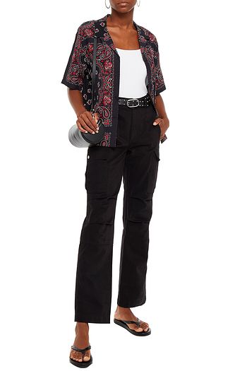 ALEXANDERWANG.T Cotton-twill straight-leg pants