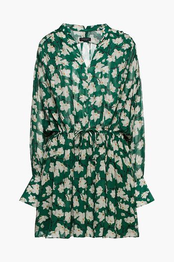 RAG & BONE Carly floral-print crepe de chine mini dress